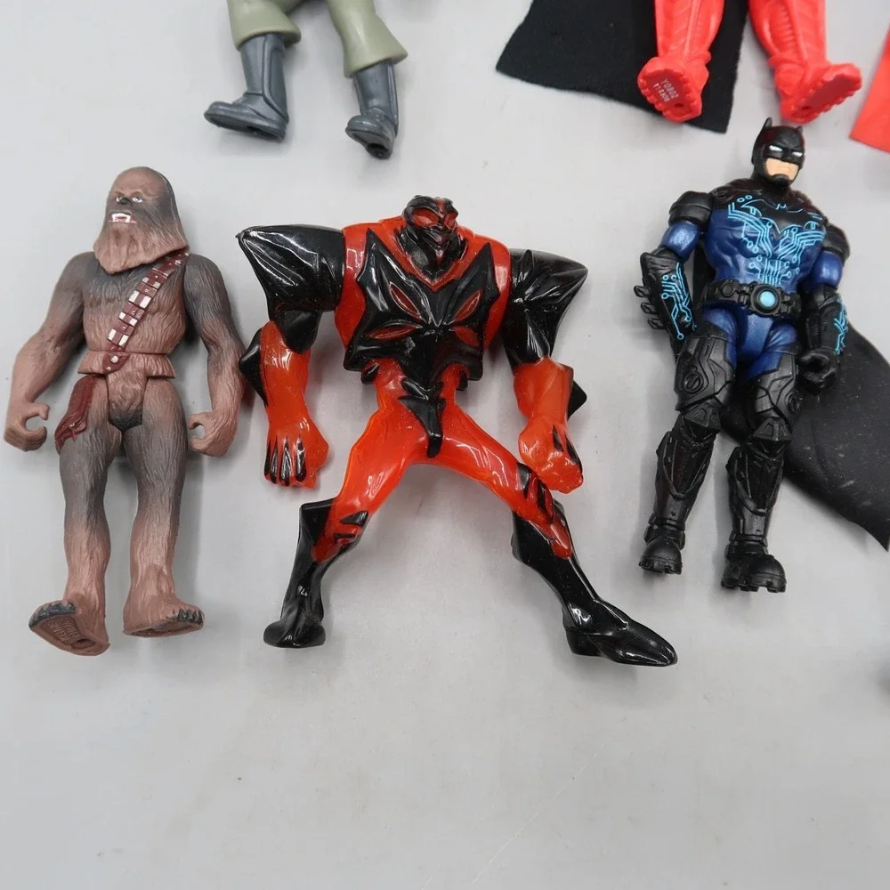 4 Inch Action Figure Toy Lot Marvel, Star Wars, Bandai Power Ranger Falcon